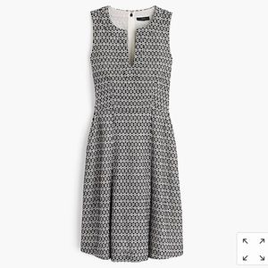 NWT J.Crew Black Ivory Contrast Eyelet Dress 4